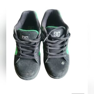 DC Kids Sneakers in Black and Green
